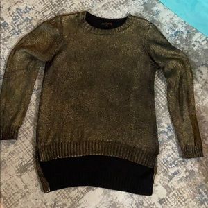 G by guess metallic sweatshirt